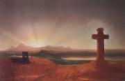 Thomas Cole, Unfinished Landscape (The Cross at Sunset) (mk13)
